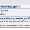 Faire de vos favoris des marque-pages